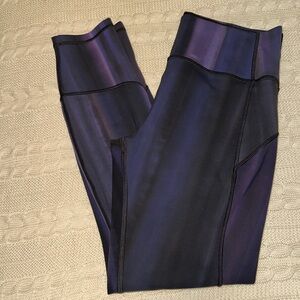 Lululemon In Movement Tight 25" Spray Dye Purple Intergalactic
